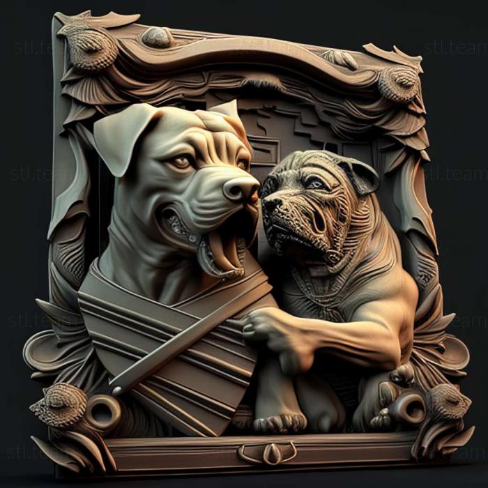 3D model Dogs of War Online game (STL)